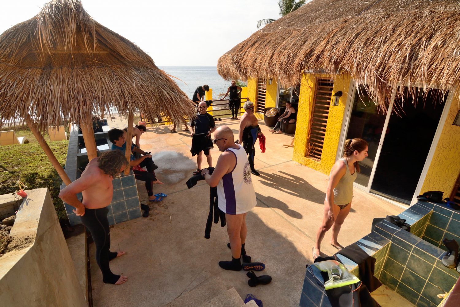 Tauchbasis des Buceo Anilao Beach & Dive Resort