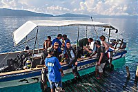 Tauchboot der Papua Explorers