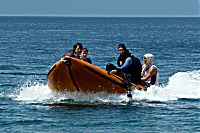 Speedboot der Pintuyan Tauchbasis