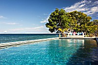 Salzwasser-Swimmingpool des Kalimaya Dive Resorts