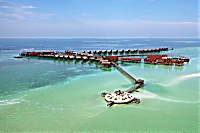 Kapalai Island Resort auf Stelzen
