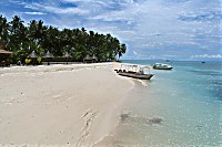 Strand des Sipadan Mabul Resort