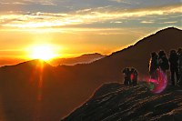 Sonnenaufgang auf dem Gunung Bromo