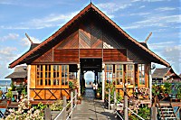 Lounge des Kapalai Island Resort