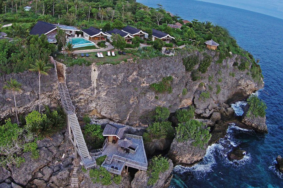 Luftaufnahme des Kawayan Holiday Resorts