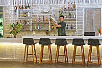 Bar im Restaurant des Lembeh Resorts