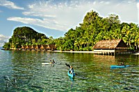 Raja4Divers Resort auf Pulau Pef in West-Papua